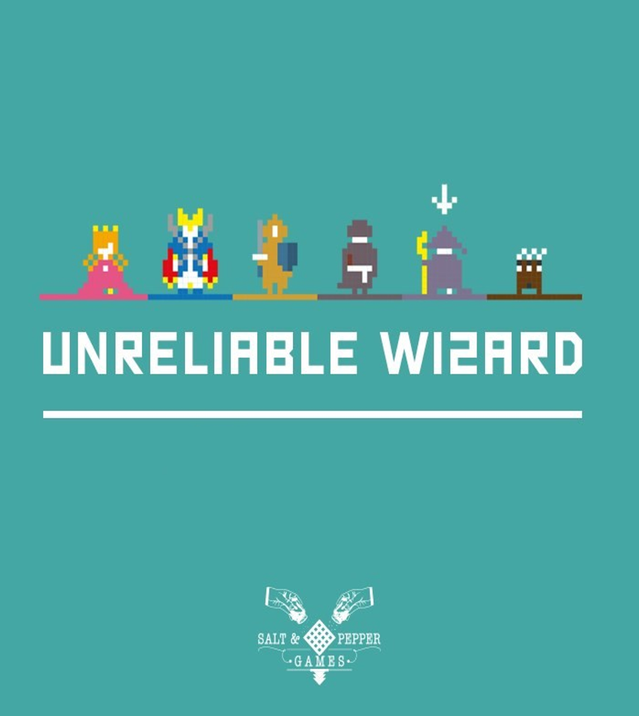 Unreliable Wizard Board Game Logo