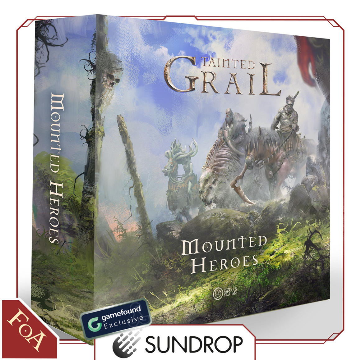 Gamefound Exclusive Tainted Grail: Fall of Avalon Mounted Heroes Expansion, Sundrop Edition