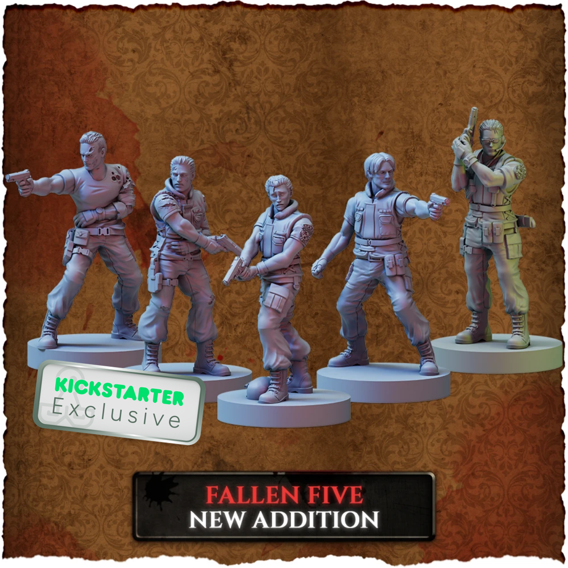 Kickstarter Exclusive Resident Evil: The Board Game Fallen Five Expansion