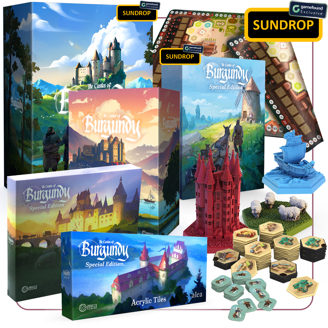 Castles of Burgundy: Special Edition Grand All-In Pledge [SUNDROP] (Ga