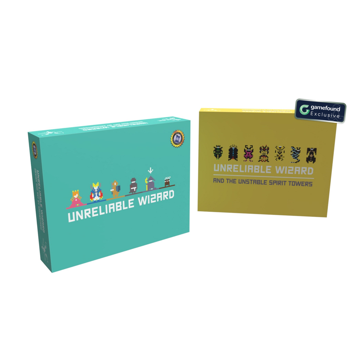 Gamefound Exclusive Unreliable Wizard Base + Expansion Pledge