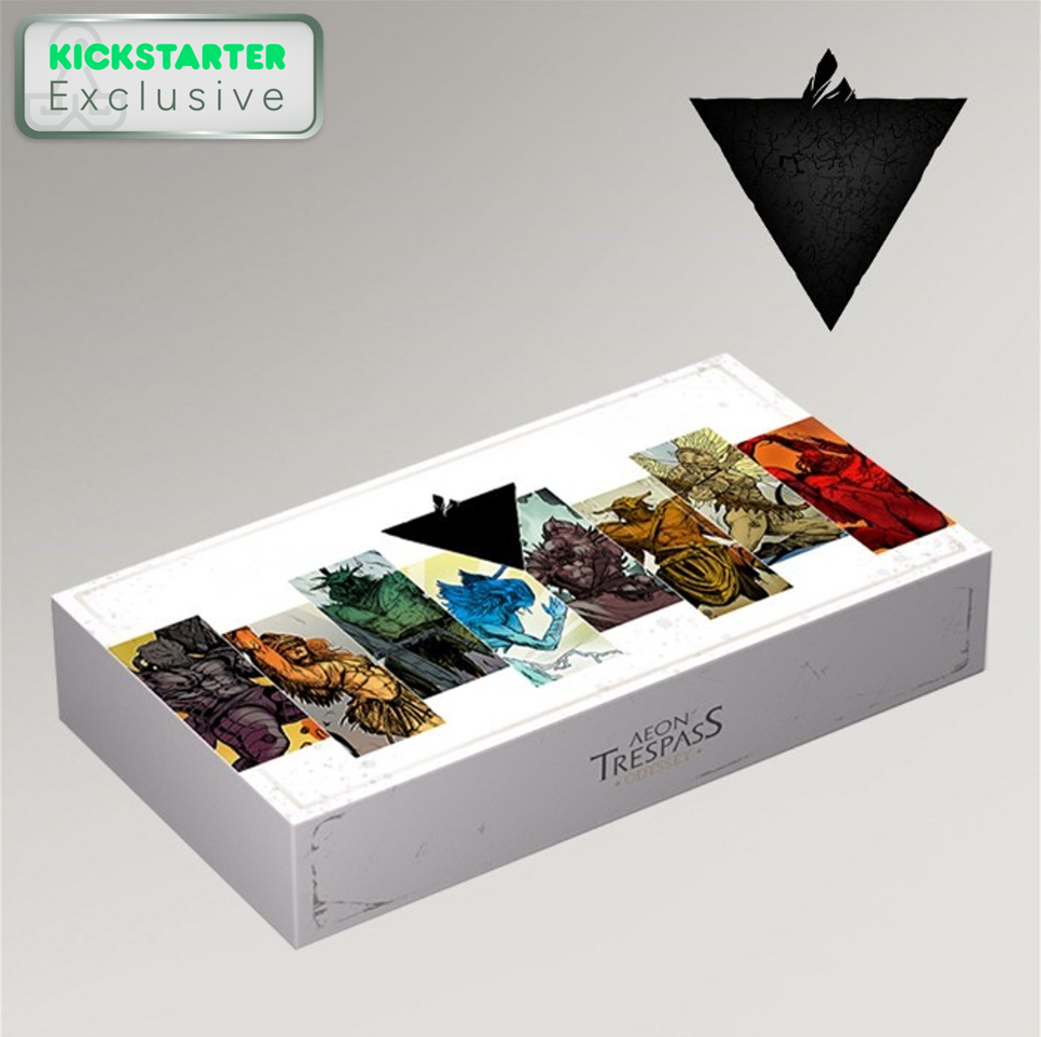 Kickstarter Exclusive Aeon Trespass Odyssey Board Game, Godforms Miniature Box Set