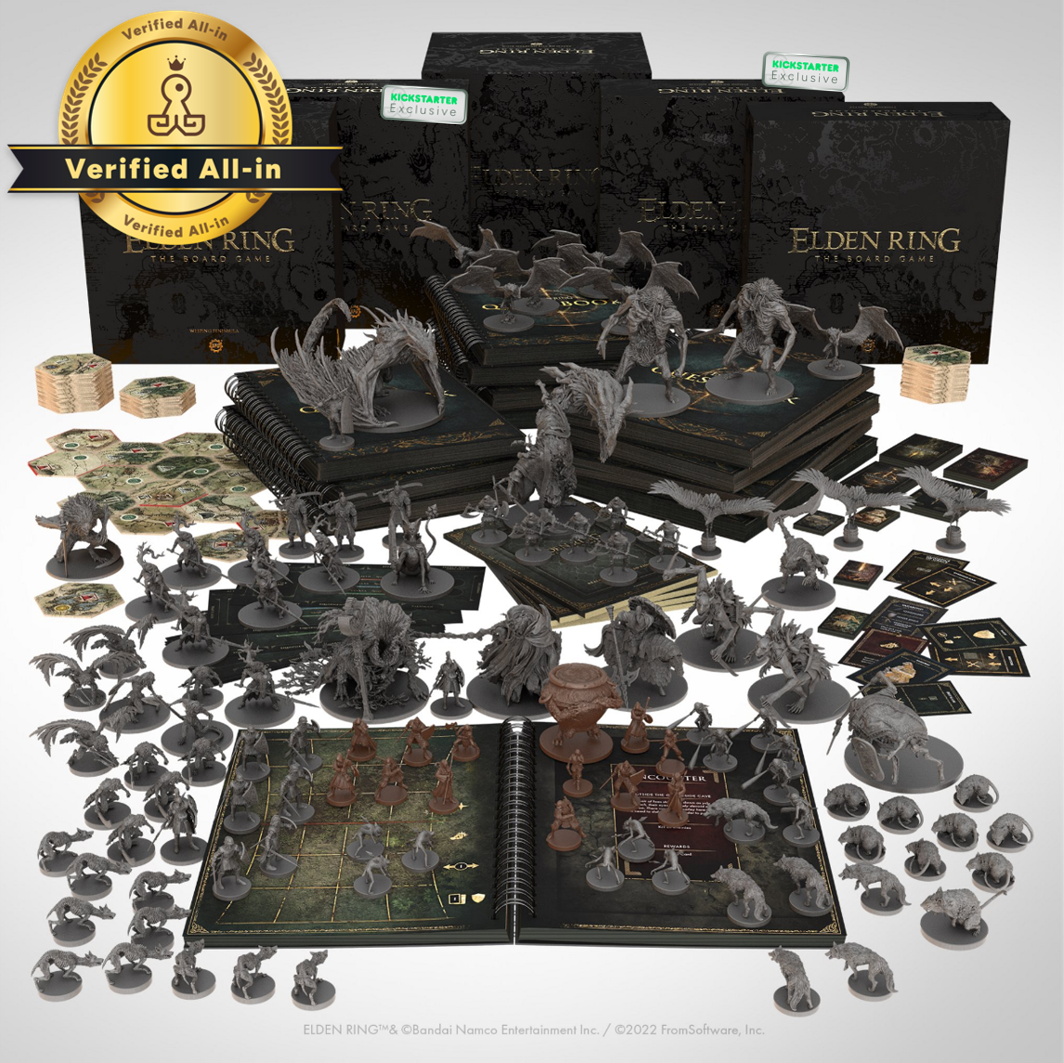 Kickstarter Exclusive Elden Ring: The Board Game Verified All-In Pledge