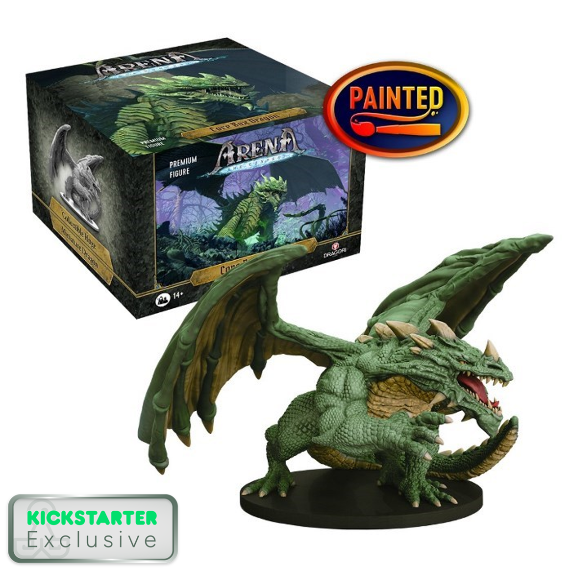 Tanares Adventures Ultimate All-In, Painted Edition, Painted Green Dragon Expansion