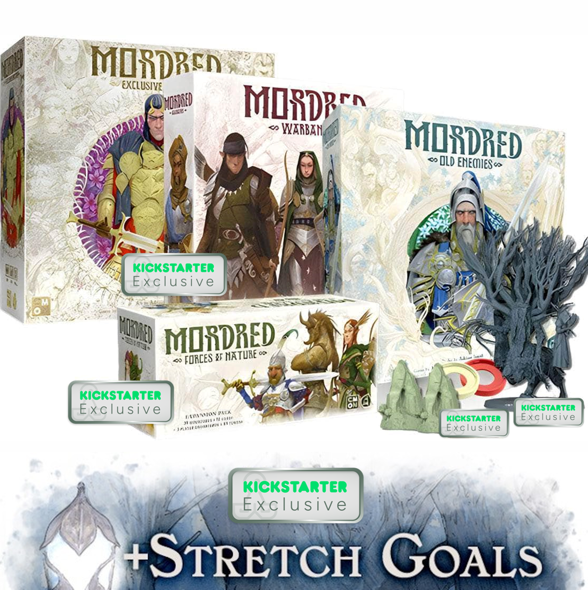 Kickstarter Exclusive Mordred Board Game Kingly All-In Pledge