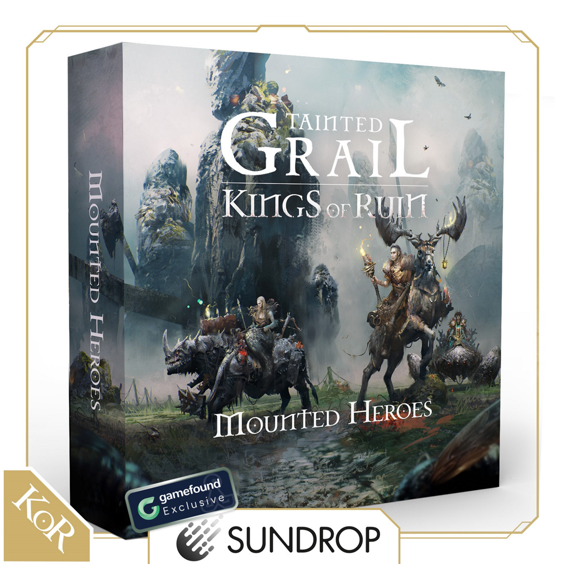 Gamefound Exclusive Tainted Grail: Kings of Ruin Mounted Heroes Expansion, Sundrop Edition