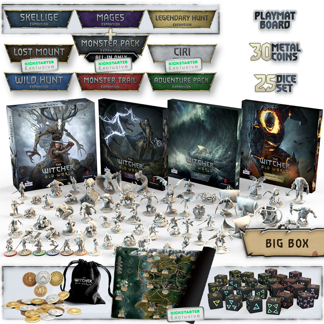 The Witcher: Old World BIG BOX All-In (Includes All Kickstarter Exclus