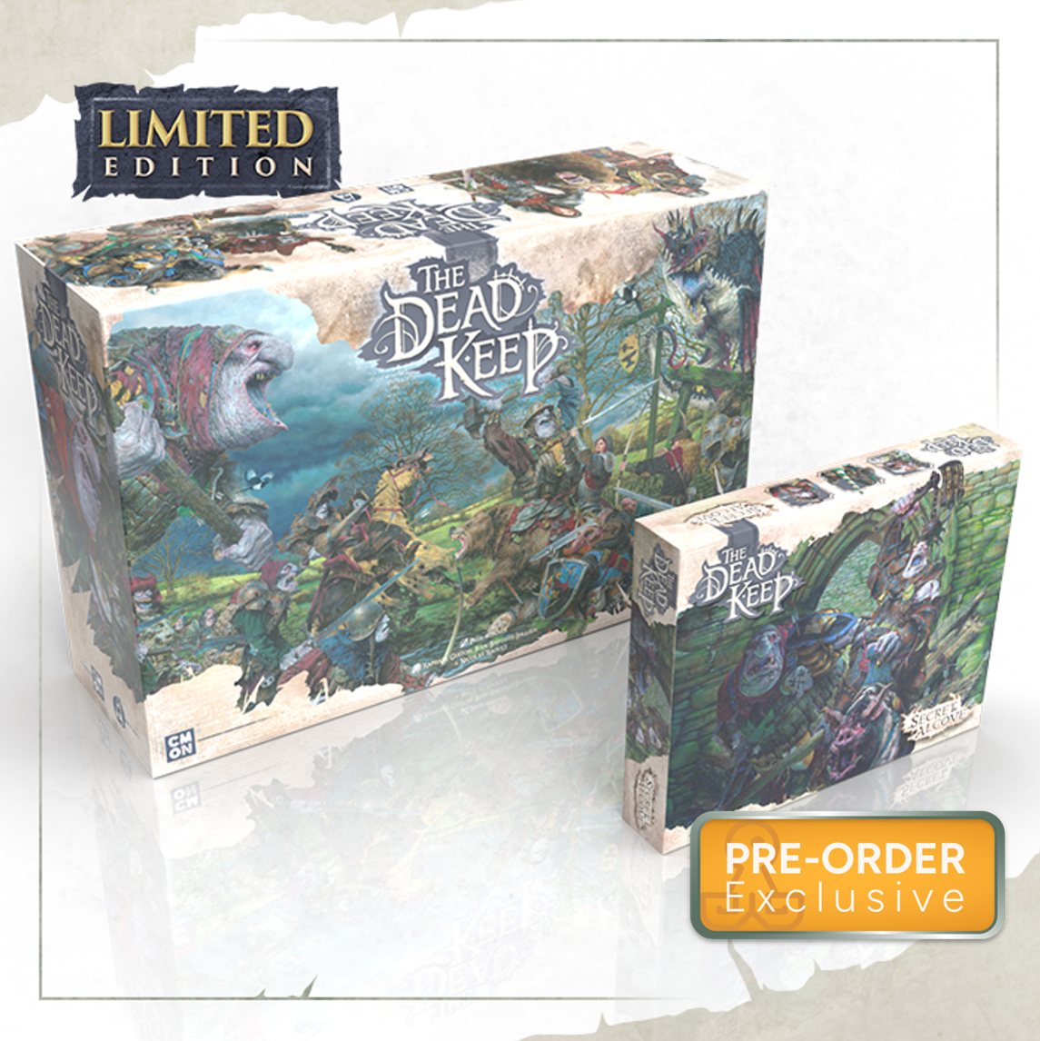 Crowdfunding Exclusive The Dead Keep Board Game Core Box and Secret Alcove Expansion