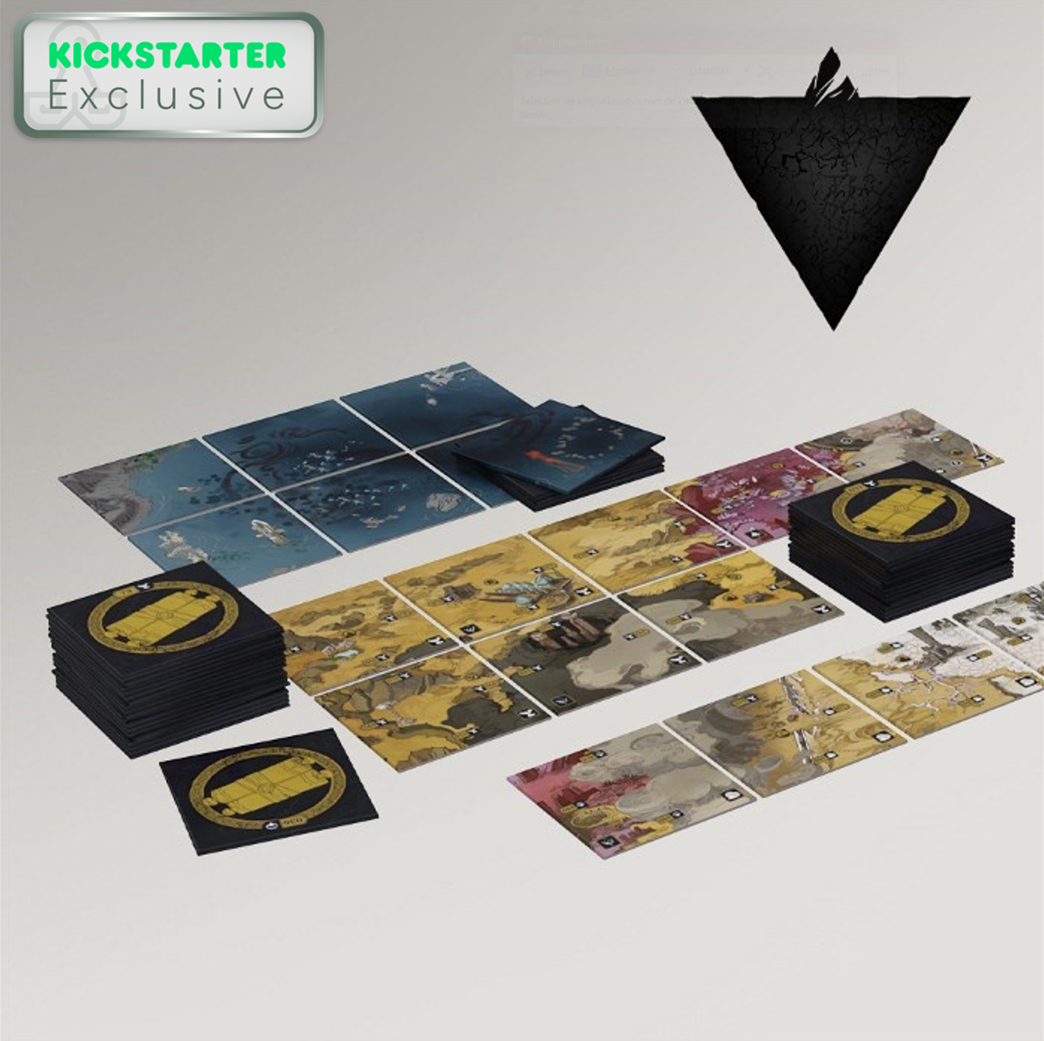 Kickstarter Exclusive Aeon Trespass Odyssey Board Game, Illuminated Luxury Tiles Pack For Odyssey Expansions