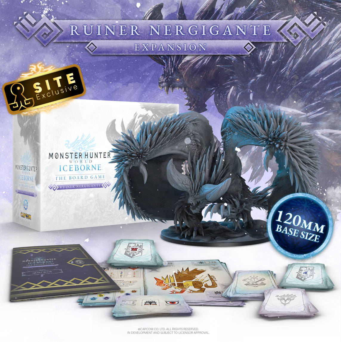 Kickstarter Exclusive Monster Hunter World Iceborne: The Board Game Ruiner Nergigante Expansion