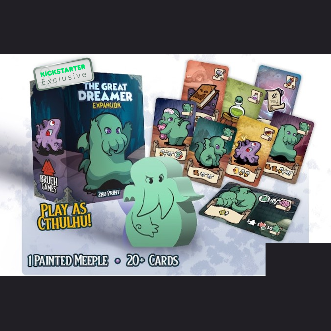 Kickstarter Exclusive Keep The Heroes Our Board Game The Great Dreamer Expansion