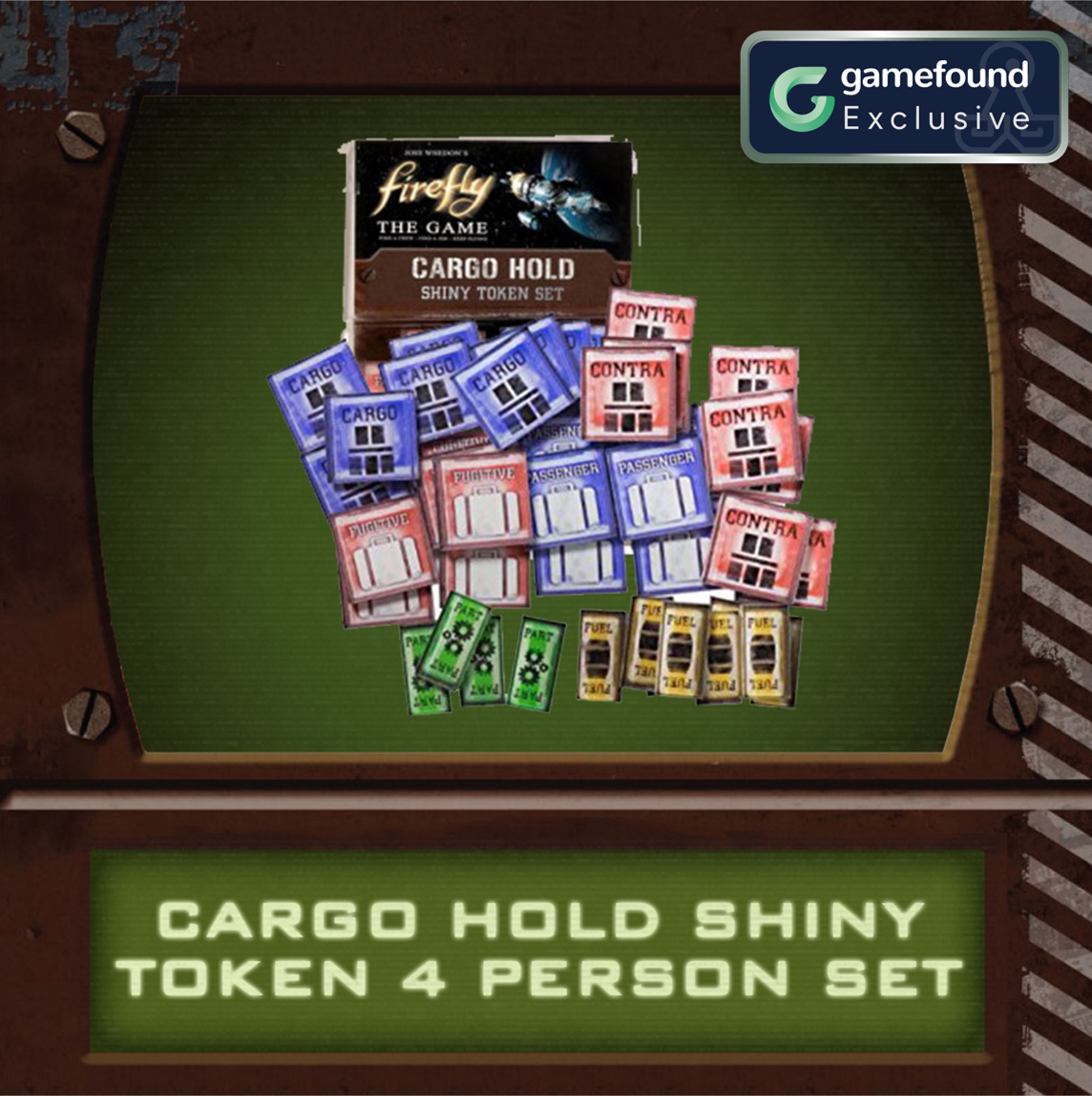 Gamefound Exclusive Firefly: The Board Game Cargo Hold Shiny Token 4 Person Set