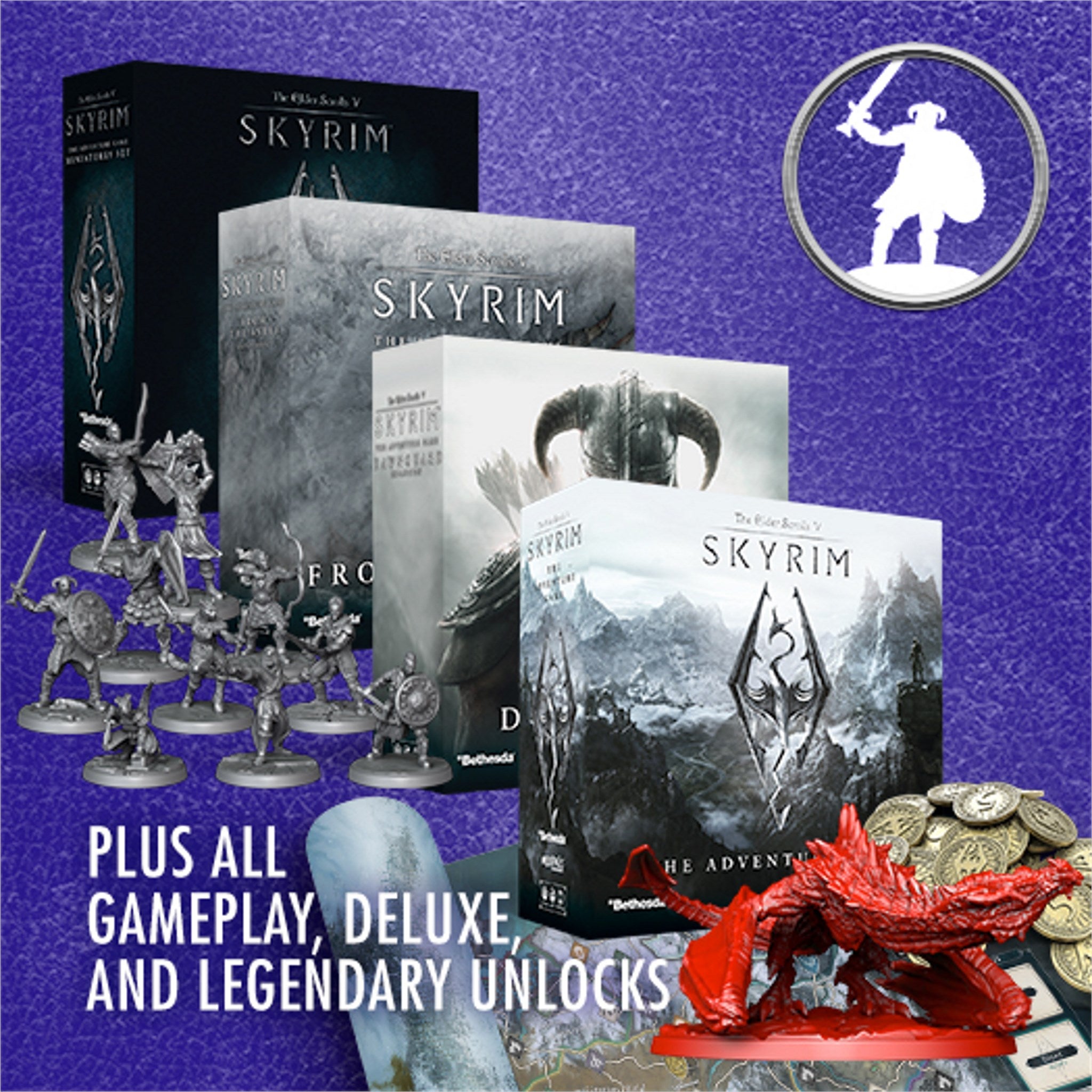 Gamefound Exclusive The Elder Scrolls V: Skyrim The Adventure Game Deluxe Tier Pledge