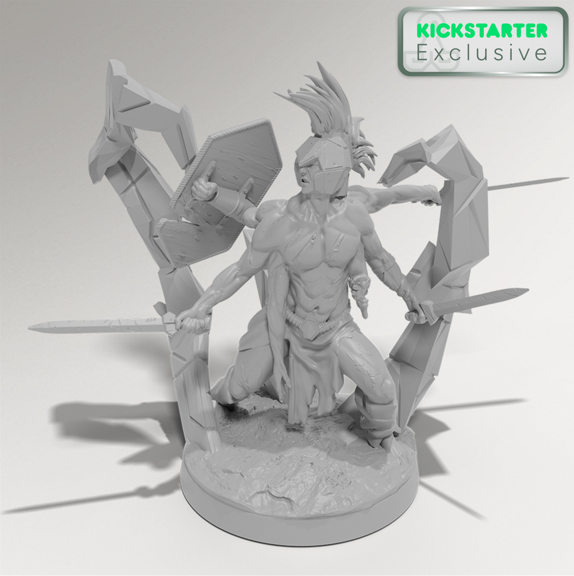 Kickstarter Exclusive Aeon Trespass Board Game, Last Stand of Gegenees Miniature