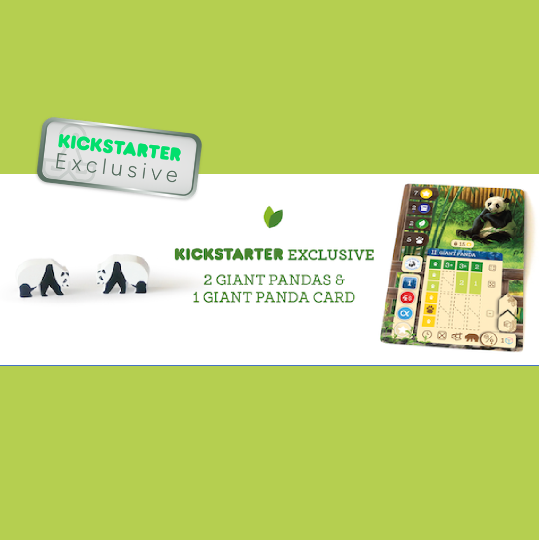 Kickstarter Exclusive Zoo Tycoon: The Board Game Giant Pandas