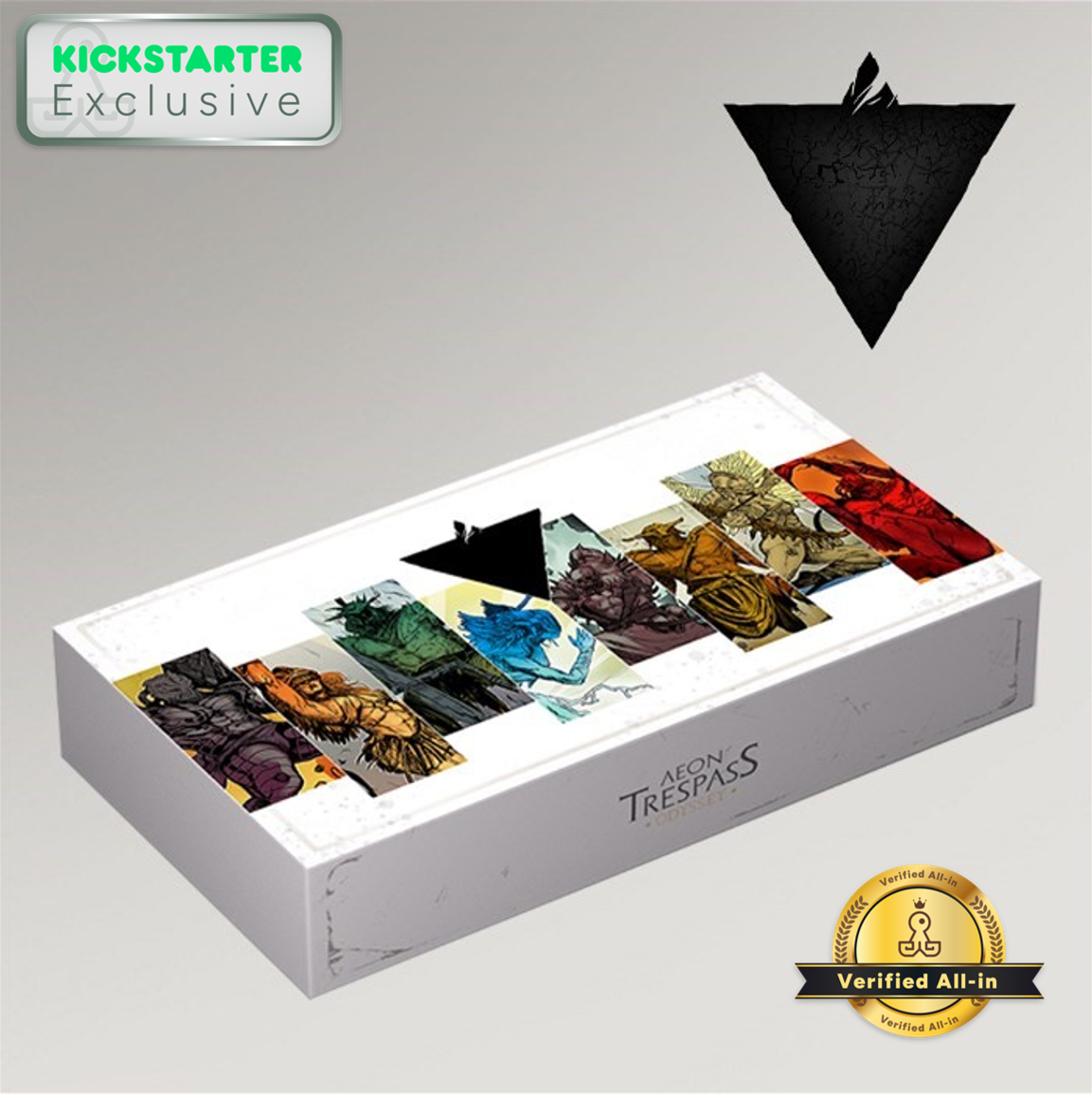 Kickstarter Exclusive Aeon Trespass Odyssey Board Game, Godforms Miniature Box Set