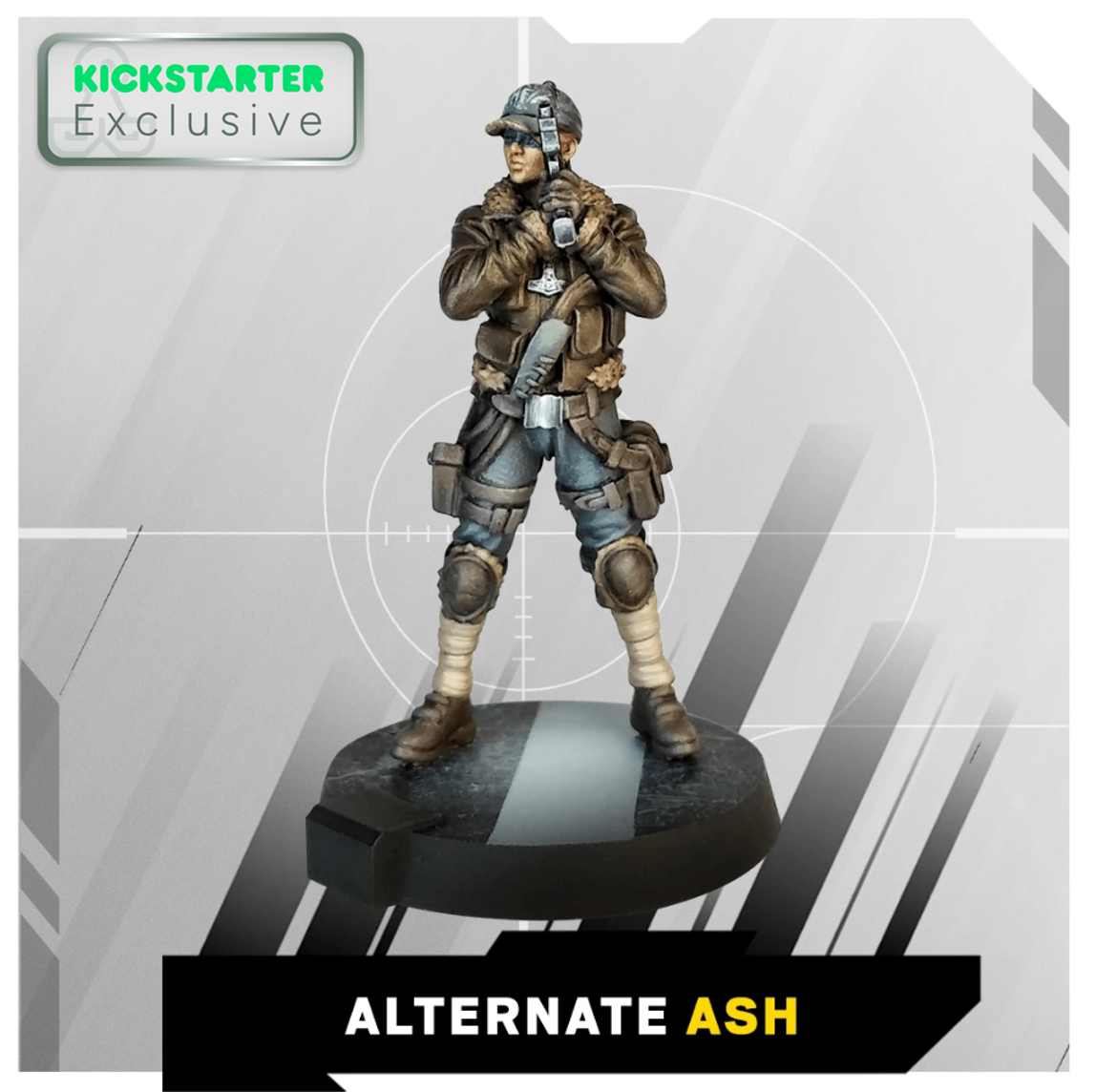 Kickstarter Exclusive Alternate Ash Miniature From 6: Siege - The Board Game