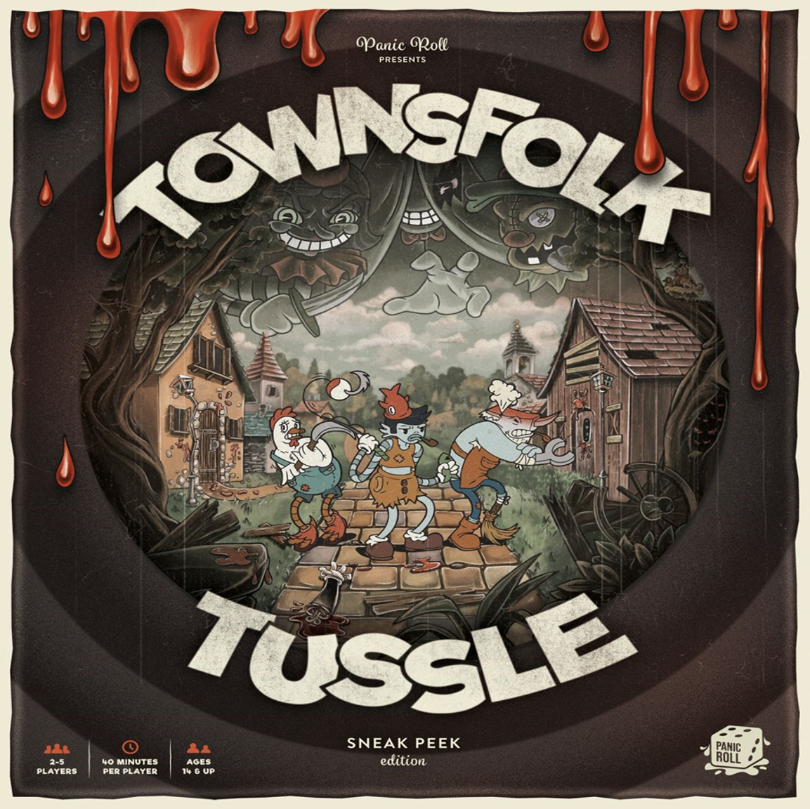 Kickstarter Exclusive Townsfolk Tussle Board Game Logo