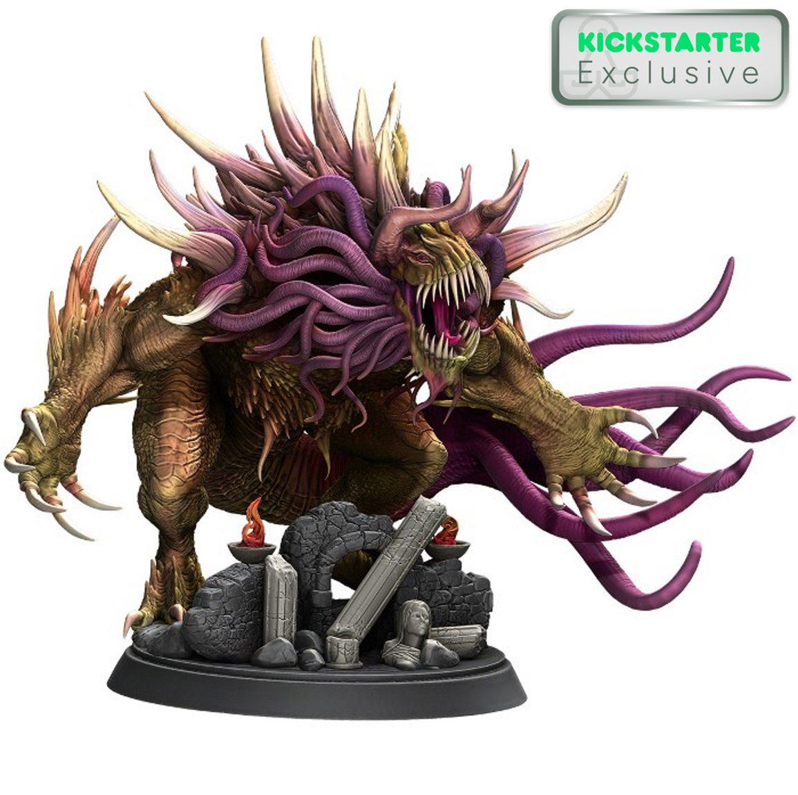 Tanares Adventures Ultimate All-In, Painted Edition, Penumbral Tarrasque Expansion, Miniature