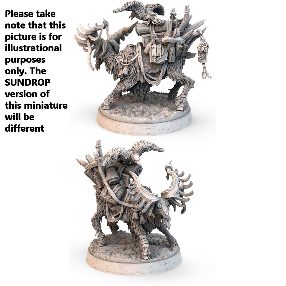 Gamefound Exclusive Tainted Grail: Kings of Ruin Black Goat of The Moors Expansion, Miniatures Sundrop Edition