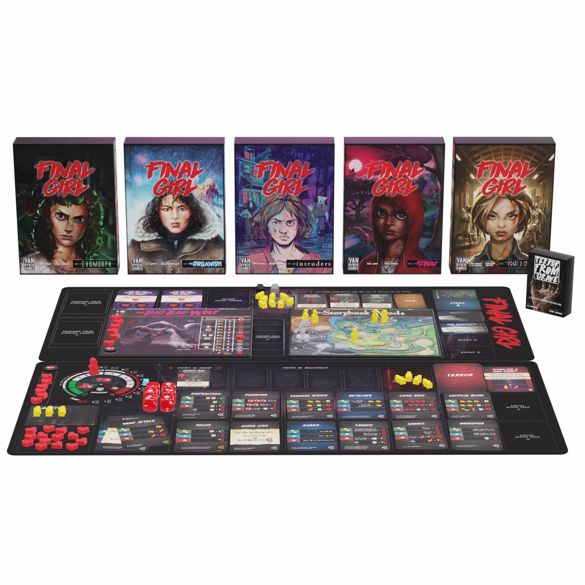 Kickstarter Exclusive Final Girl Board Game Ultimate Box Series 2 Components