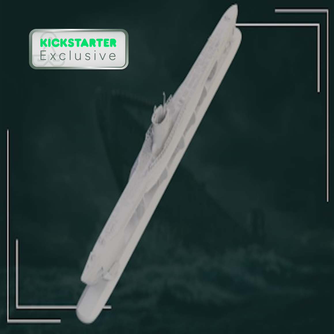 Kickstarter Exclusive U-BOOT: The Board Game Boat Miniature