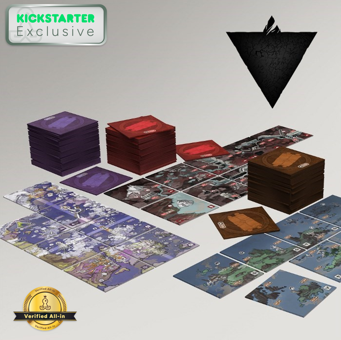 Kickstarter Exclusive Aeon Trespass Odyssey Board Game, Umbral Luxury Tiles Pack For Odyssey Core