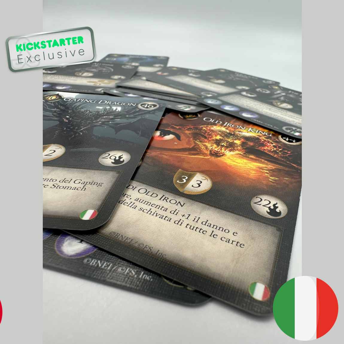 Exclusive Dark Souls: The Board Game Italian Language Pack Card Example 3
