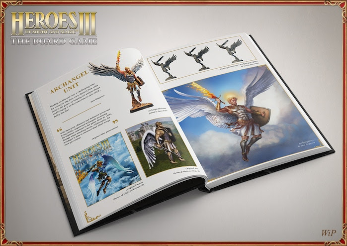 Kickstarter Exclusive Heroes of Might and Magic 3: The Board Game Artbook Example