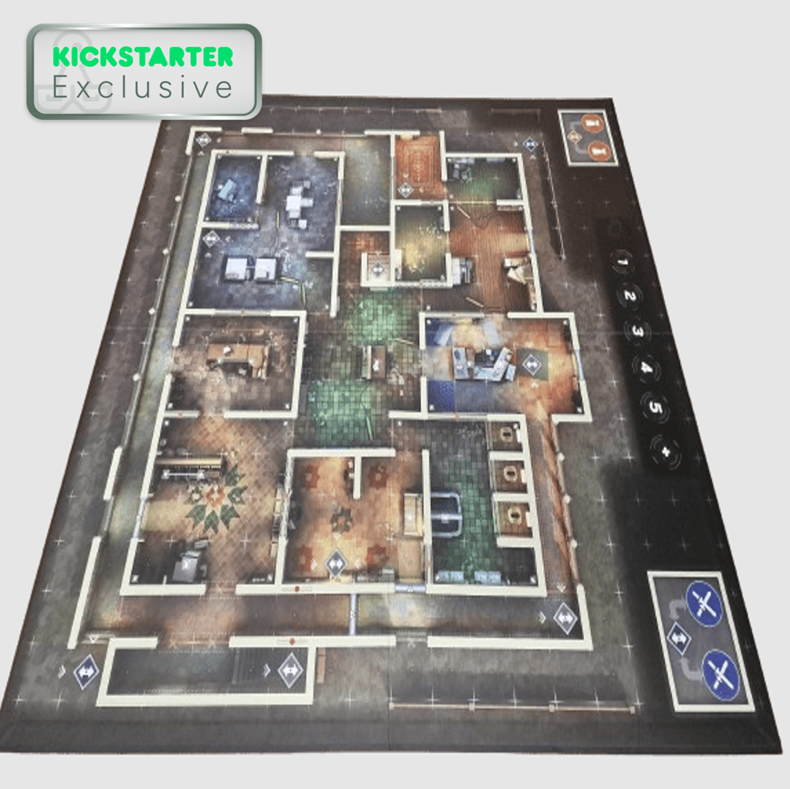 Kickstarter Exclusive Map Pack 3 - Sand and Dust Expansion, Border, From 6: Siege - The Board Game