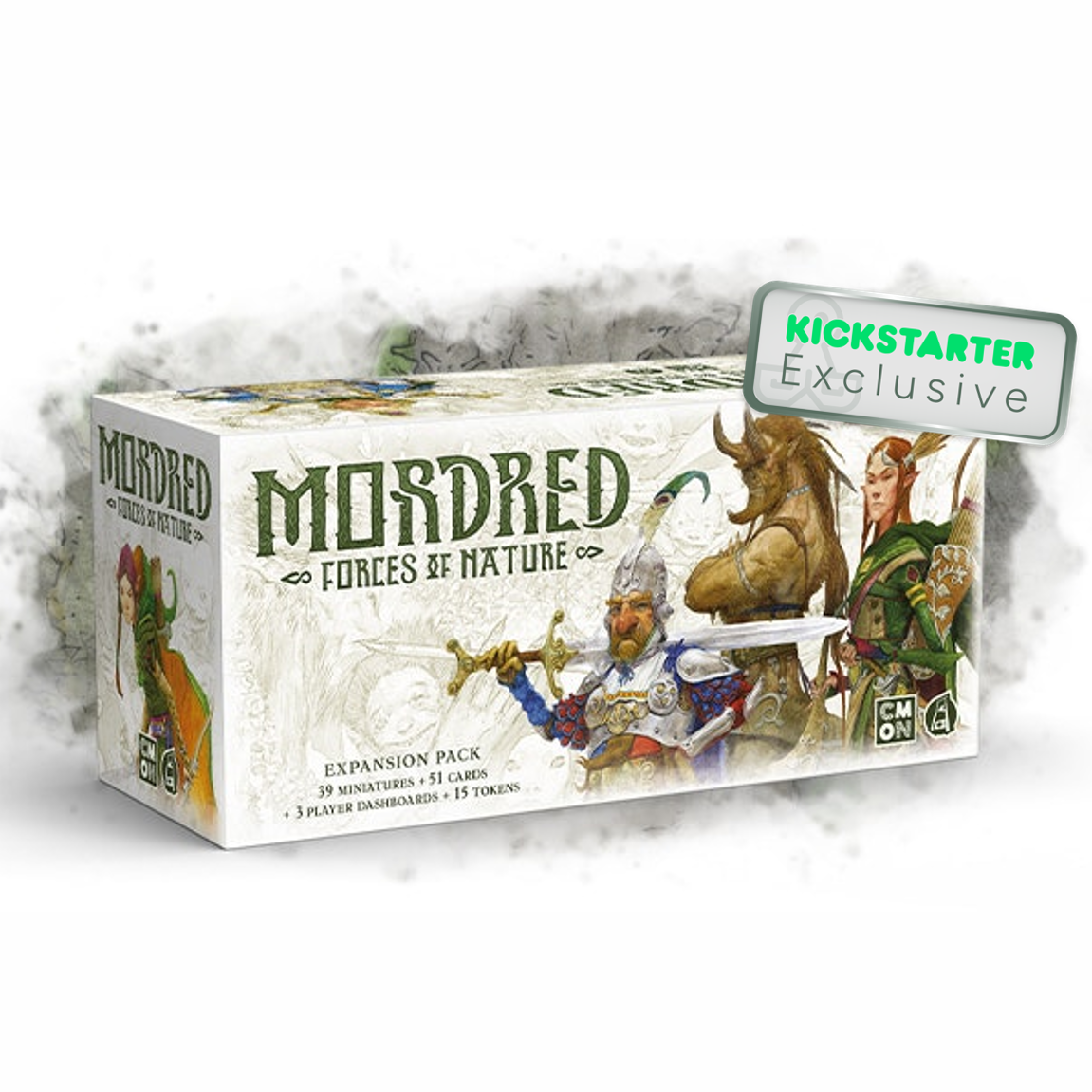 Kickstarter Exclusive Mordred Board Game Forces of Nature Expansion