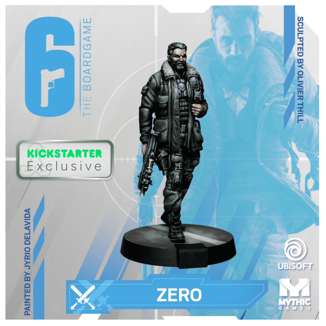 Kickstarter Exclusive Year 5 Expansion, Zero Miniature, From 6: Siege - The Board Game