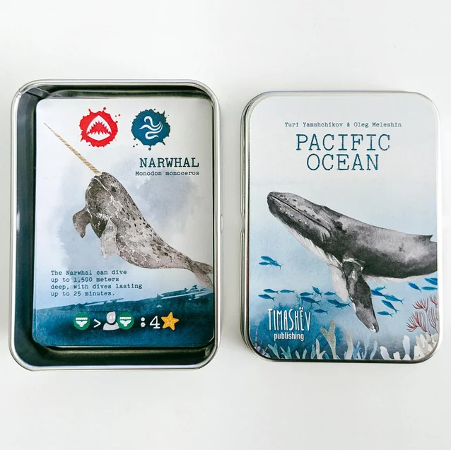 Kickstarter Exclusive Pacific Ocean Card Game Tin Box