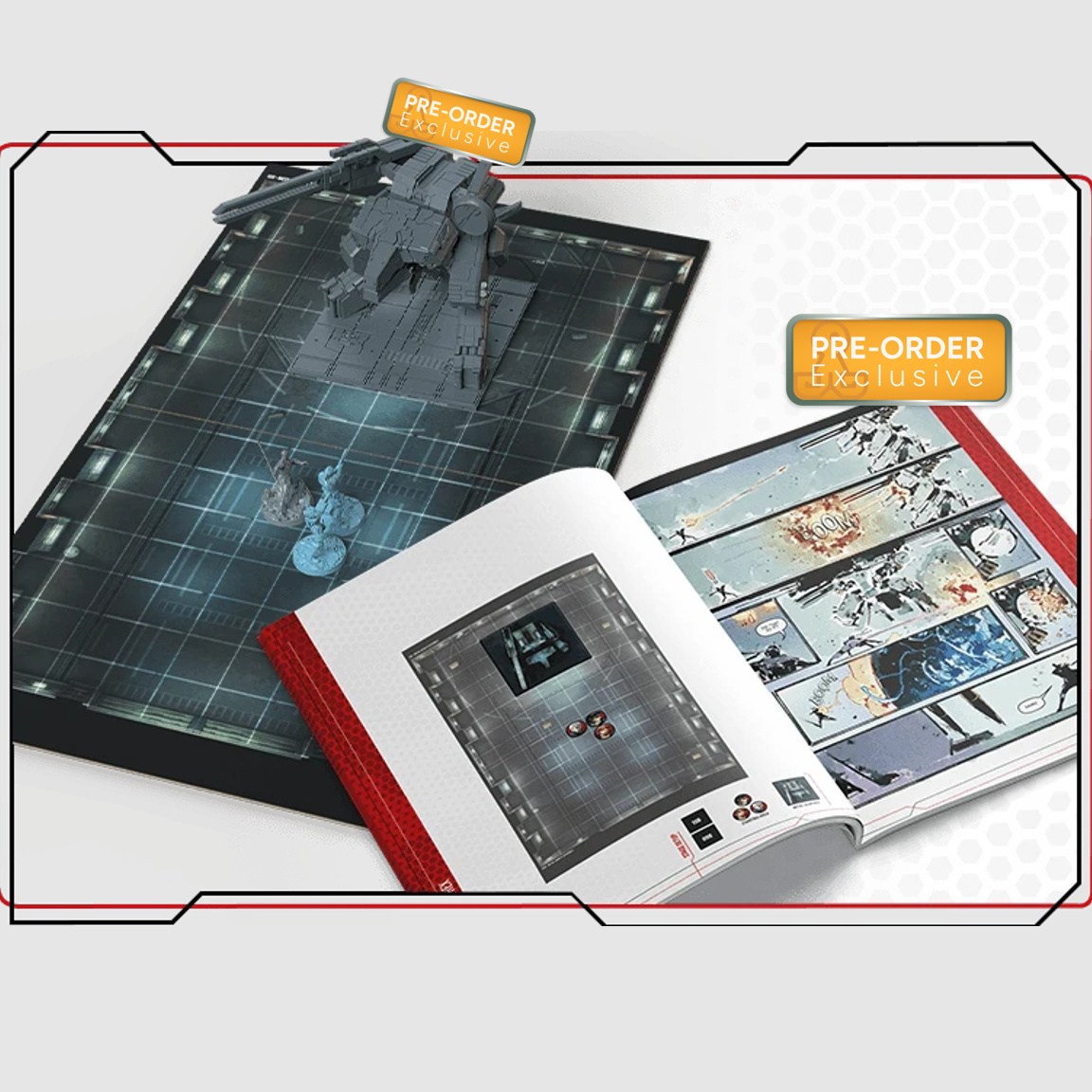 Esclusive Metal Gear Solid: The Board Game - Integral Edition, Metal Gear Rex Miniature and Comic Book