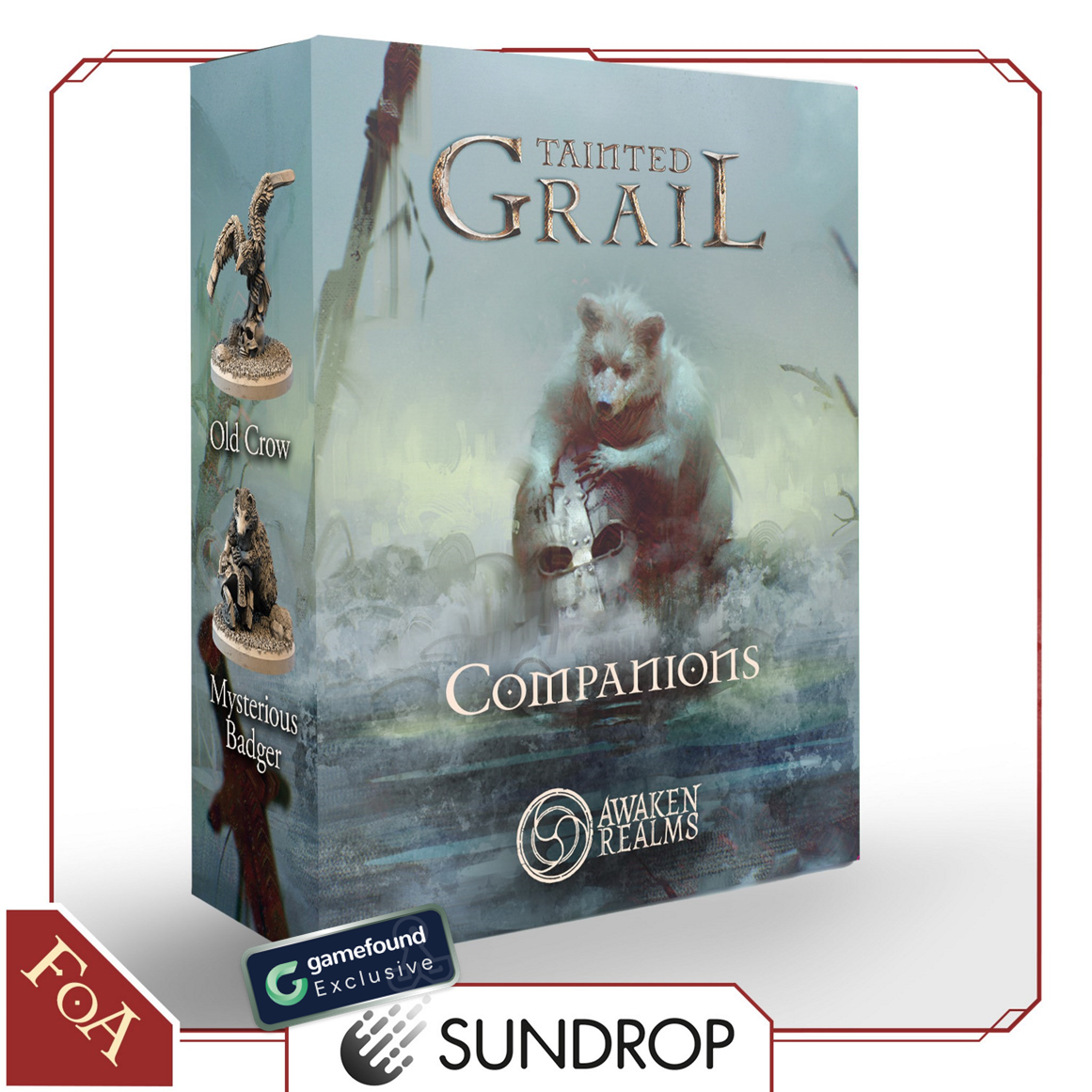 Gamefound Exclusive Tainted Grail: Fall of Avalon Companions Expansion, Sundrop Edition
