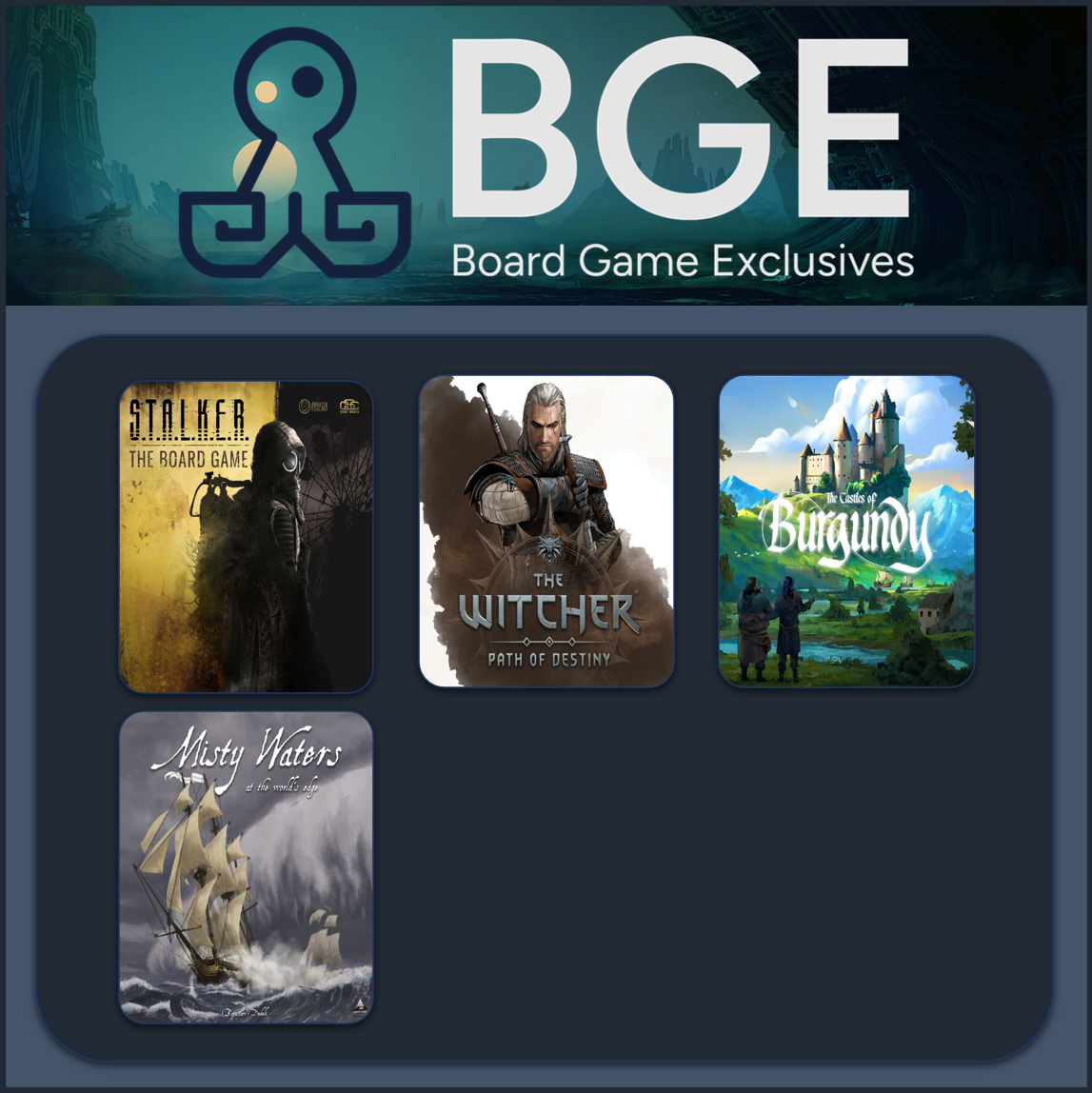 Upcoming Exclusive Board Games in January 2025