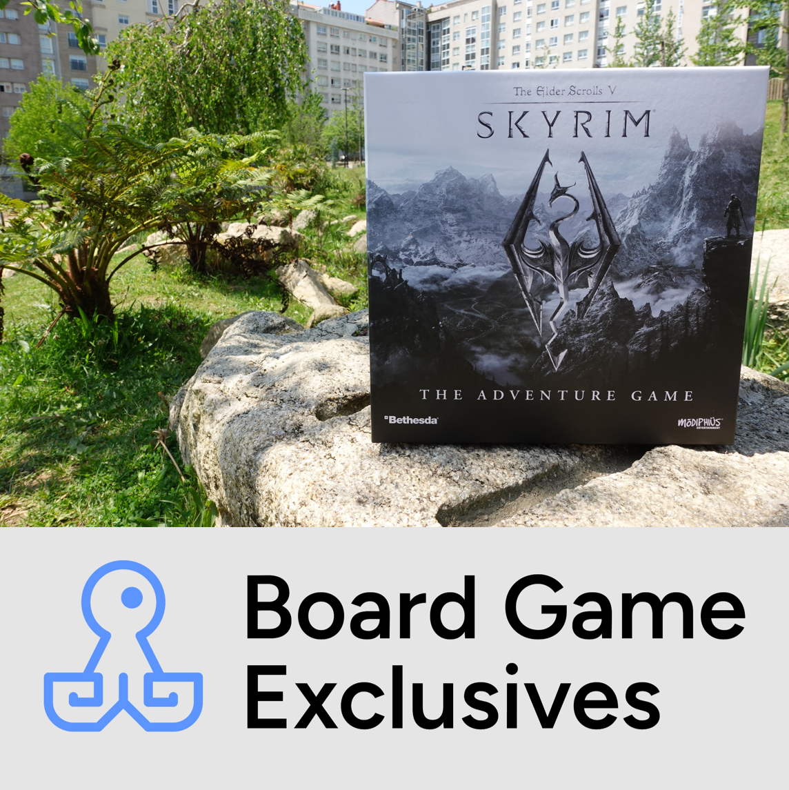 Gamefound Exclusive The Elder Scrolls V: Skyrim The Adventure Game Board Game Outside in Nature