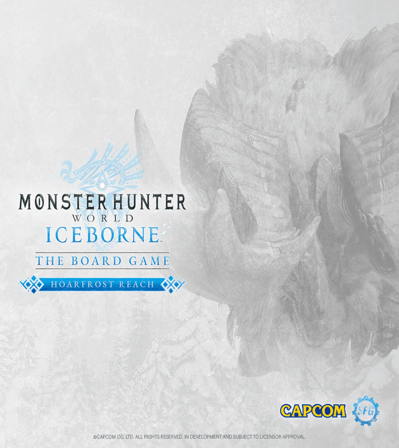 Monster Hunter World Iceborne: The Board Game Logo