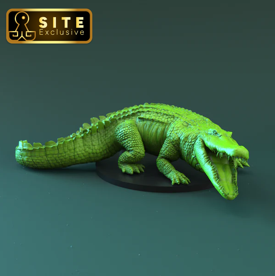 Kickstarter Exclusive Resident Evil 2: The Board Game Green Giant Alligator Expansion