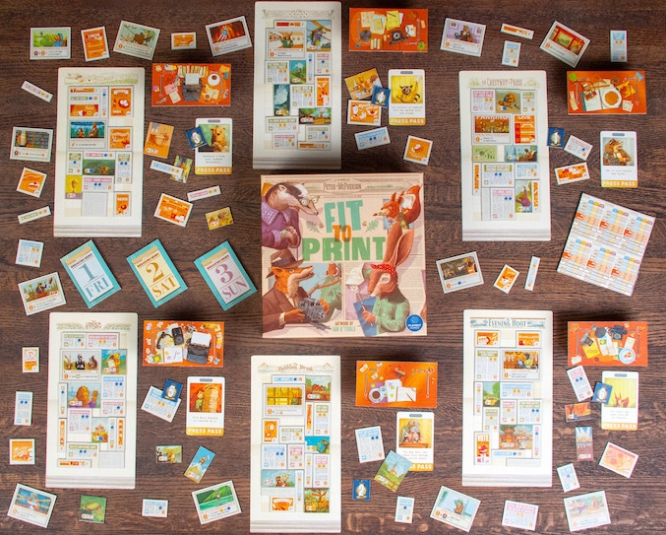 Kickstarter Exclusive Fit to Print Board Game Components