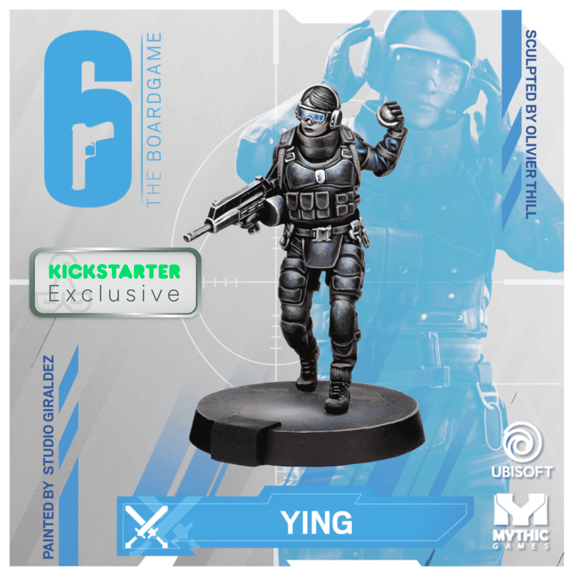 Kickstarter Exclusive Year 2 Expansion, Ying Miniature, From 6: Siege - The Board Game